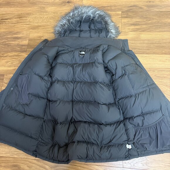 Men's North Face McMurdo Goose Down Parka Large Gray - Picture 4 of 6